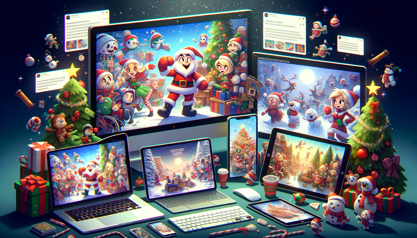 "Sprinkling Magical Disney Charm on your Screens: The New Holiday-Themed Wallpapers"