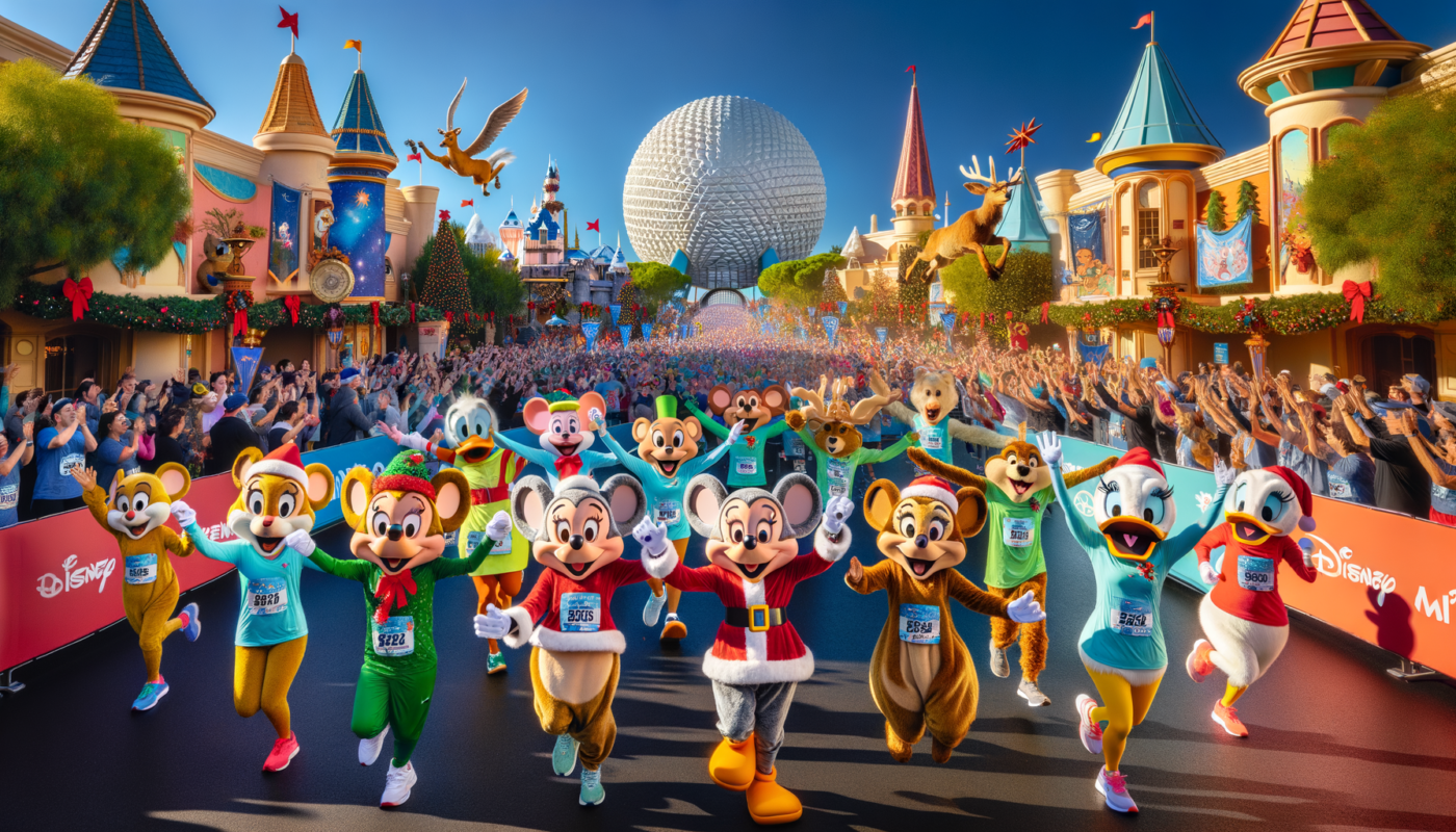 "From Character Costumes to Running Shoes: Disney Cast Members Race in Festive 5K"
