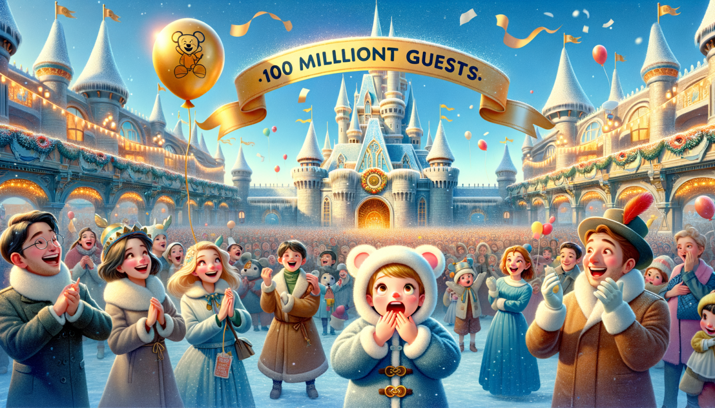 "Disney's Grand Milestone: Welcoming the 100 Millionth Guest at Hong Kong Disneyland"