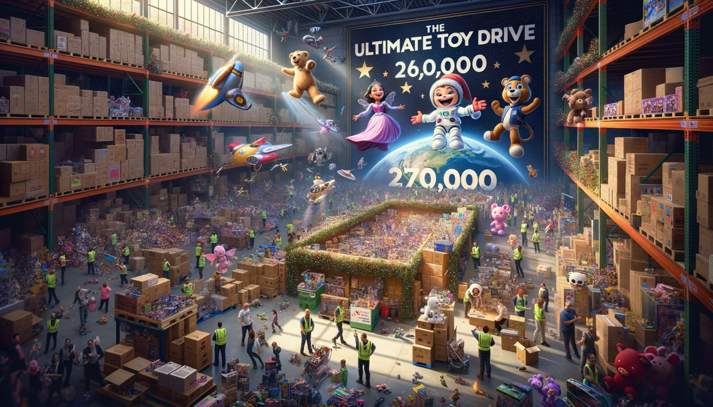 "Breaking Records: Disney's Ultimate Toy Drive Reaches New Heights"