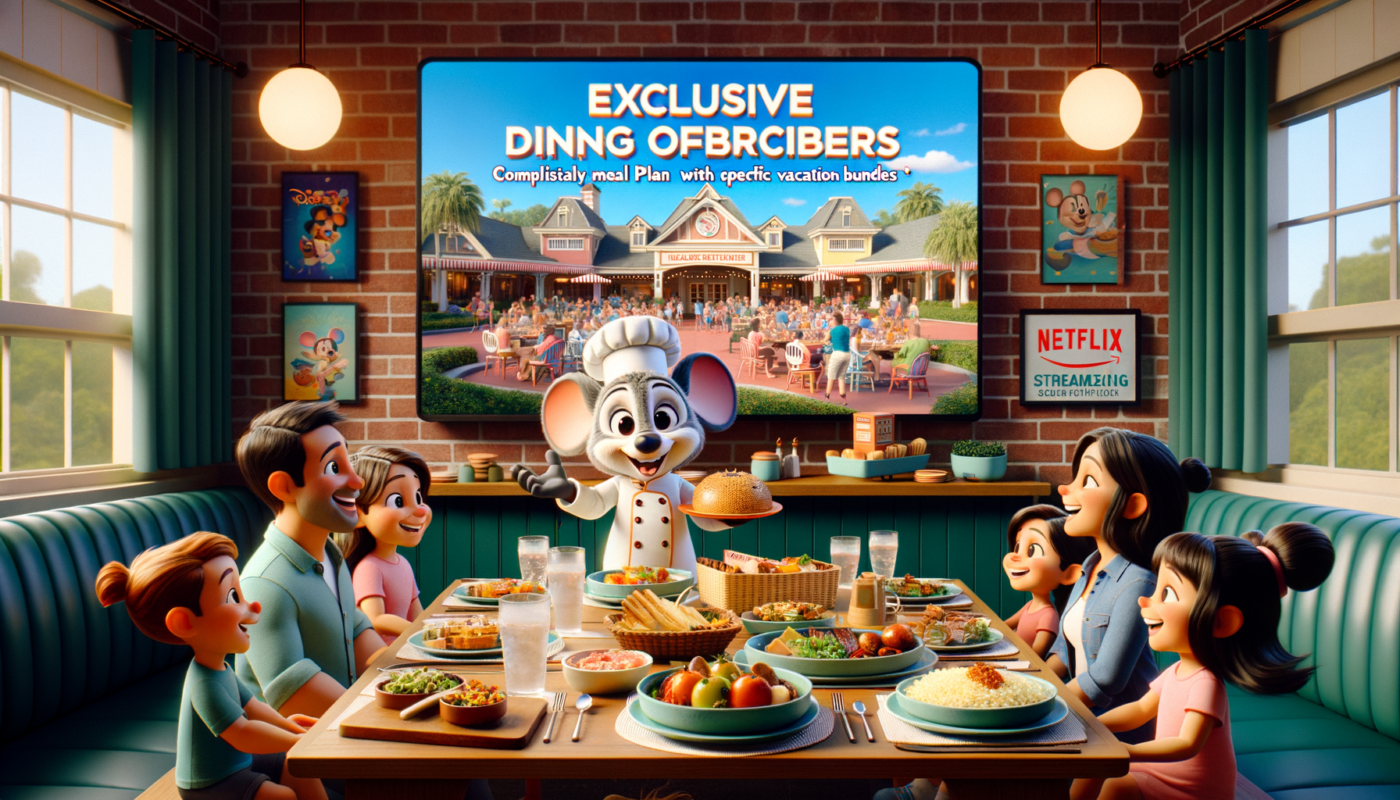Exclusive Disney+ Perks: Free Dining Plan at Walt Disney World