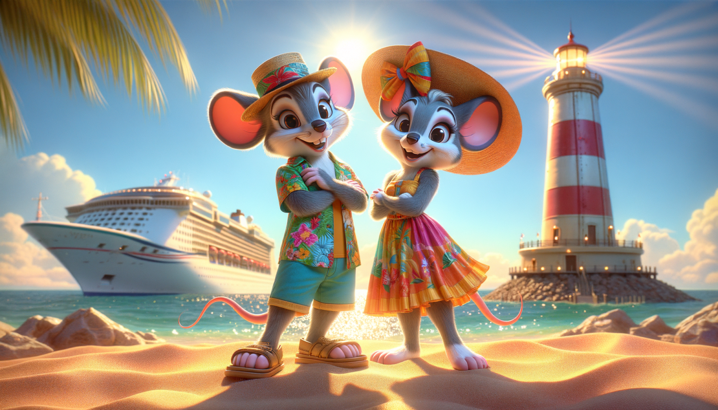 "Unveiling Mickey and Minnie's New Bahamian Inspired Outfits for Disney's Lookout Cay"