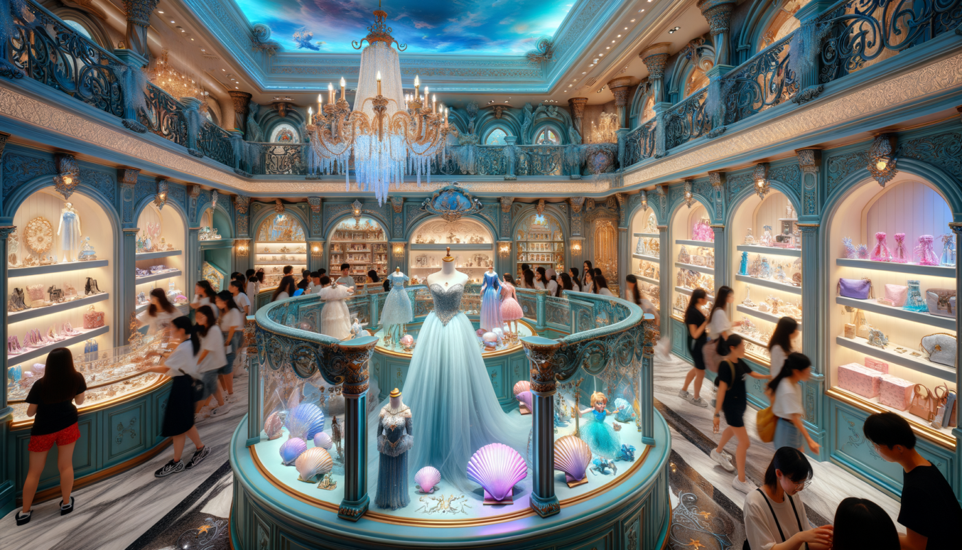 "Unleashing Your Inner Princess: A Tour of Shanghai Disney's New Princess-Themed Boutique"