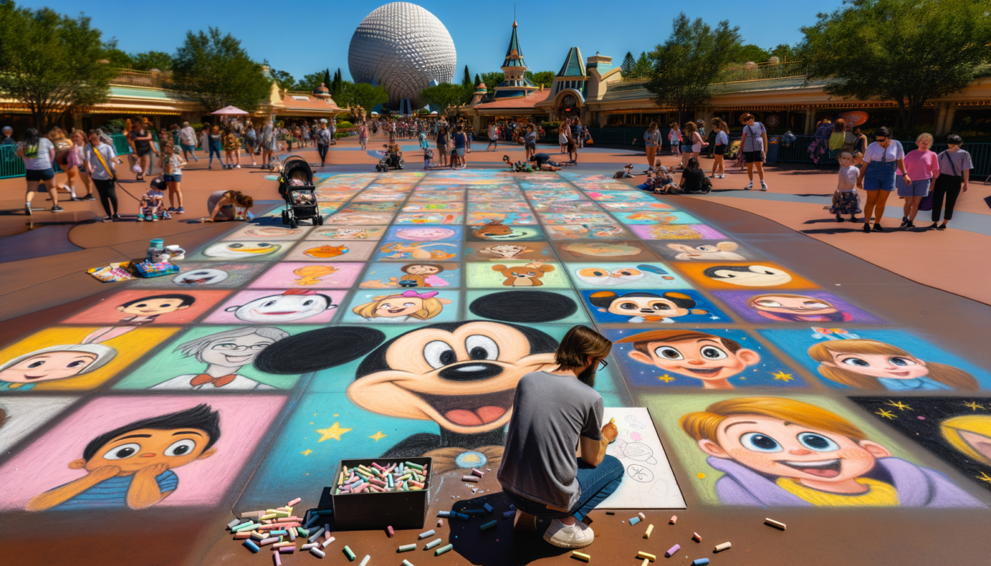 EPCOT's Art Festival Revival: A Deep Dive into the "Chalk Full of Characters" Exhibit