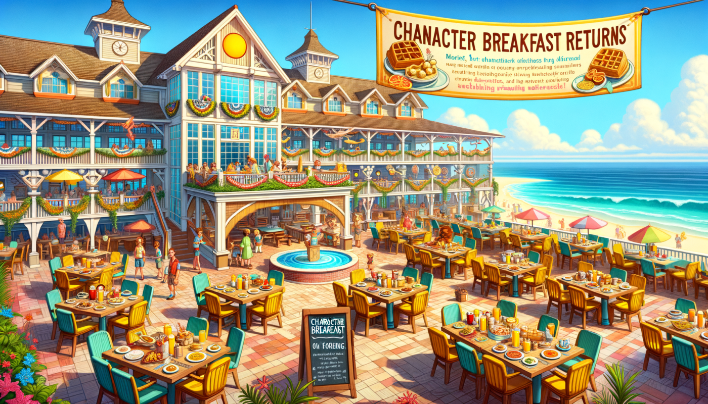 "Disney's Vero Beach Resort: Character Breakfast Returns with Exciting New Menu"