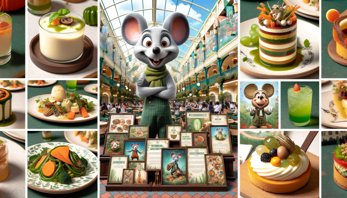 "Disney World's Earth Month Celebration: Sustainable Dining and Unique Menu Additions"