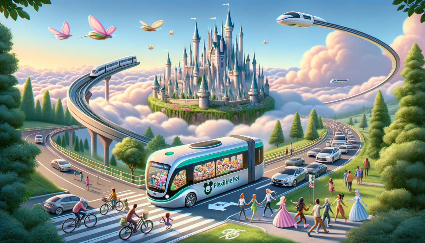 "Green Journey to Disneyland: Sustainable Transportation Options for Eco-Friendly Adventures"