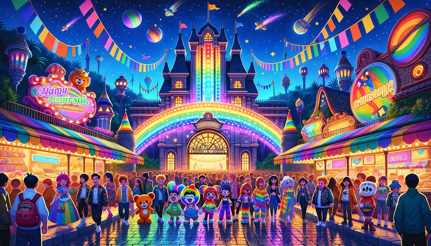 "Experience the Magic: Disneyland After Dark Pride Nite Returns with a Rainbow Splash"