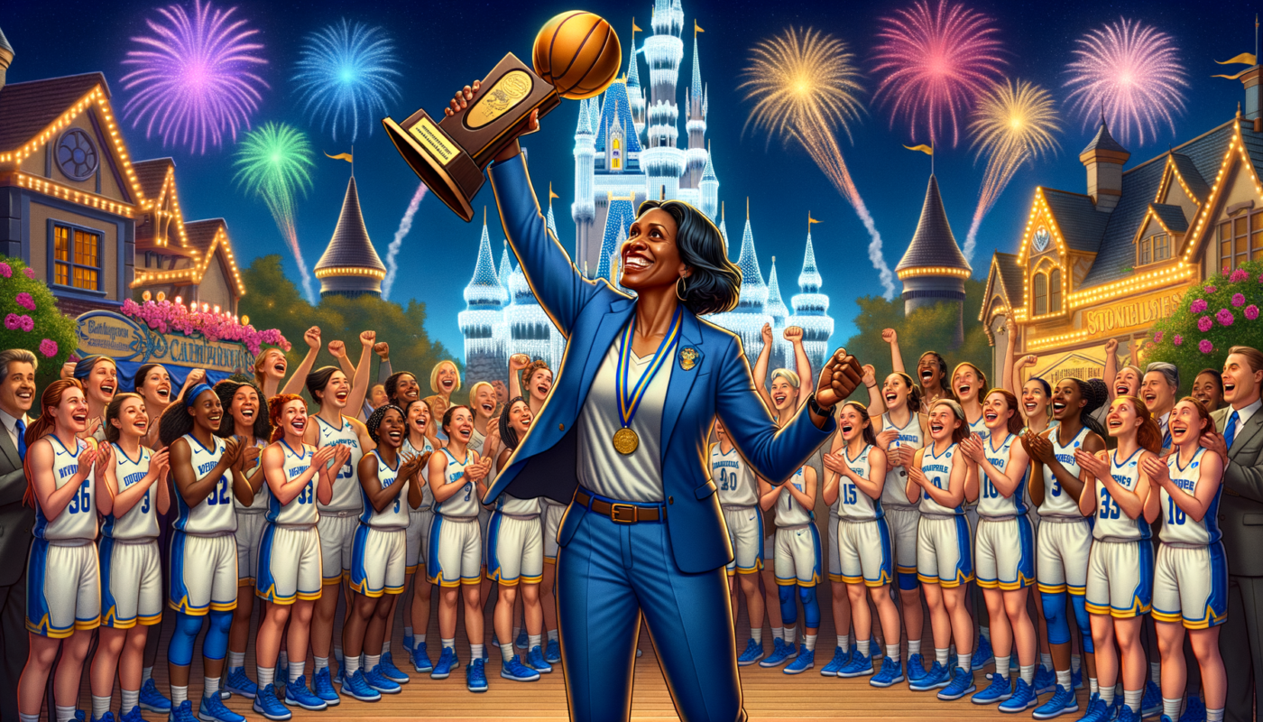 Celebrating Victory at Disney: Dawn Staley's Magical Tour After Winning National Championship