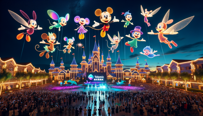 Unveiling Disney's High-Tech Spectacle: The New AT&T-Sponsored Drone Show at Disney Springs