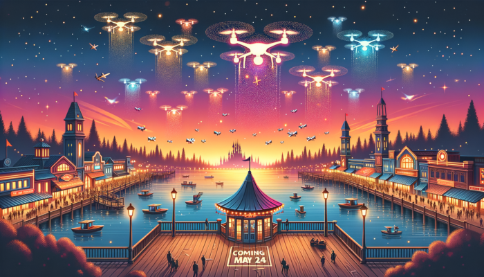 "Disney Springs Unveils New Nighttime Drone Show: A Delight for the Senses"